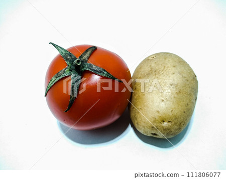 A picture of tomato with potato A picture of tomato with potato 111806077