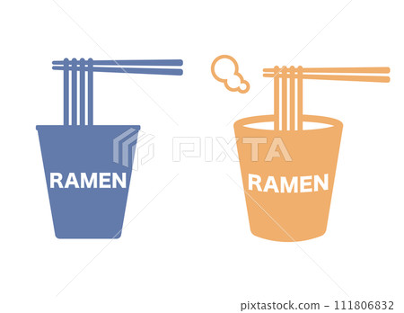 Instant noodles icon Instant noodles icon 111806832