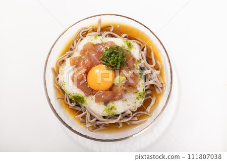 Mountain tuna soba (chilled soba) 111807038