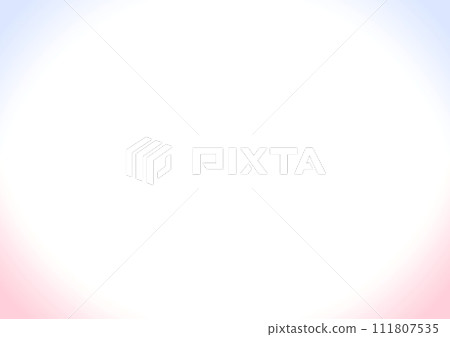 Frame illustration of spring cherry blossoms and sky image [A4] 111807535