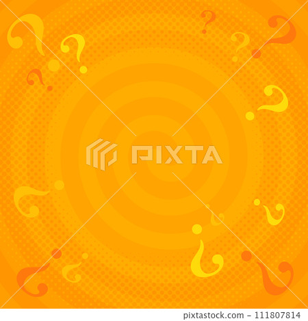 背景材料橙色 Hatena 標記測驗問題 Q&A 問題漩渦流行背景 111807814