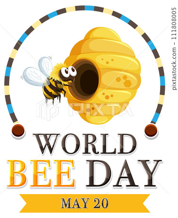 World Bee Day Celebration Poster 111808005
