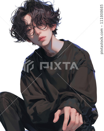 一個戴著眼鏡、頭髮微捲的男孩(AI 產生的圖像) 一個戴著眼鏡、頭髮微捲的男孩(AI 產生的圖像) 111808685