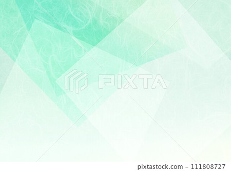 Unryu paper yellow green kirigami 111808727