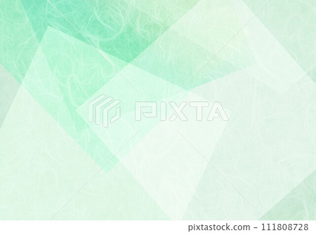 Unryu paper yellow green kirigami 111808728