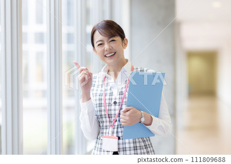 Medical Portrait of a medical clerk Photography cooperation: Ariake College of Education and Arts 111809688
