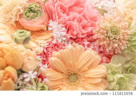 Spring flower bouquet pastel colored bouquet 111811056