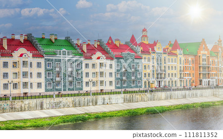 Embankment Bruges in Yoshkar-Ola. Russia, Republic of Mari El 111811352