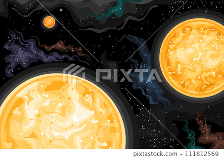 Vector Fantasy Space Chart Vector Fantasy Space Chart 111812569