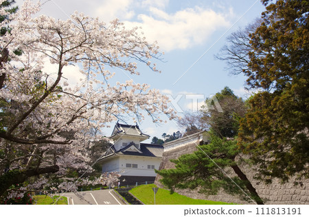 春天的仙台城遺址（大手門遺址）[宮城縣仙台市] 111813191
