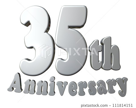 3DCG characters "35th Anniversary/35th Anniversary" Silver, Silver 3DCG characters "35th Anniversary/35th Anniversary" Silver, Silver 111814151