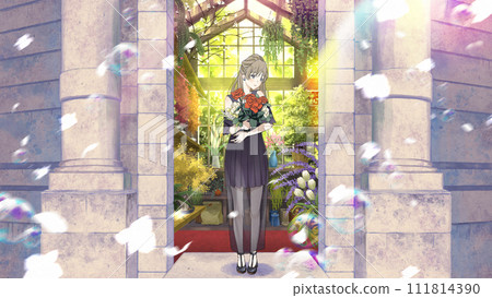 親愛的我/【女人與花插畫】 111814390