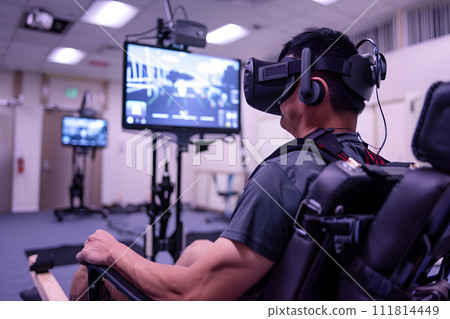 AI-generated content. Usage of VR in rehabilitation 111814449