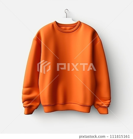 Hoodie or sweatshirt long sleeve for your design mockup for print, isolated on white background 111815161