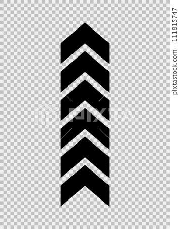 A black arrow on a transparent background pointing up at the growth chart of the financial profit of the business. A black arrow on a transparent background pointing up at the growth chart of the financial profit of the business. 111815747