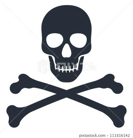 Skull and Crossbones Vector Illustration Skull and Crossbones Vector Illustration 111816142