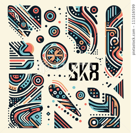 SK8, Skateboard subculture design elements 111816599