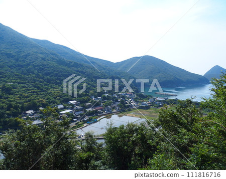 Tsushima port scenery outlook 111816716