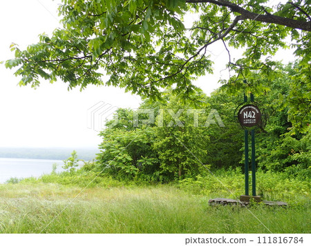 大沼國定公園北緯42度標誌 大沼國定公園北緯42度標誌 111816784