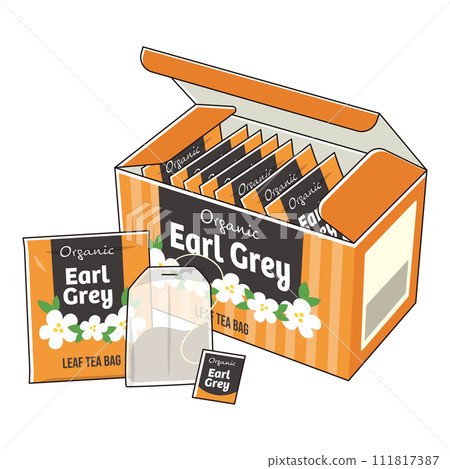 Tea bags of tea 111817387