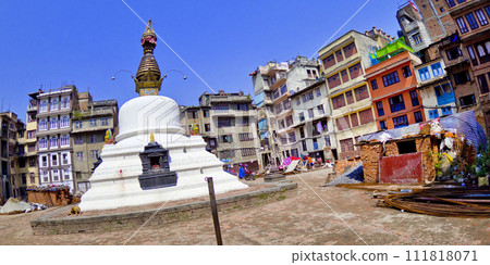 Buddhist Stupa, Thamel Tourist Area, Kathmandu, Nepal Buddhist Stupa, Thamel Tourist Area, Kathmandu, Nepal 111818071