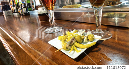 Gilda Typical Spanish Tapa Gilda Typical Spanish Tapa 111818072