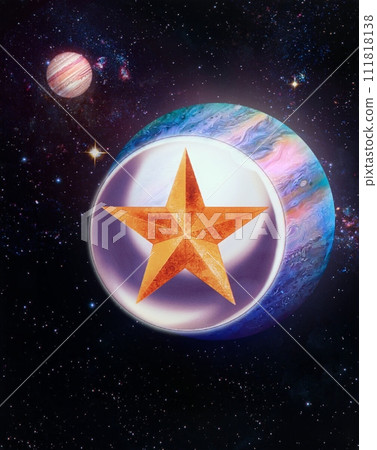 金色閃亮的星星 111818138