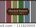 seamless plaid pattern 111820009