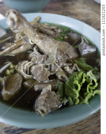 Hot and spicy soup with pork ribs 111821203