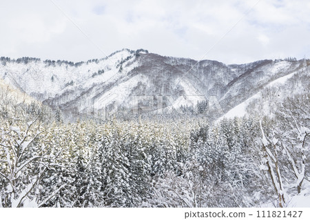 陽光照耀在雪山上的美景 陽光照耀在雪山上的美景 111821427