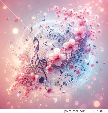 春天的旋律：櫻花與音符的交響曲 111821813