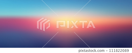sunset sunrise gradient blue orange natural background use us background for website magazine or graphic design backdrop 111822089