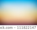 Natural sky gradient from blue to orange sunset background 111822147