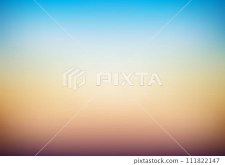 Natural sky gradient from blue to orange sunset background 111822147