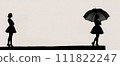 Silhouette of women 111822247