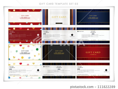 Gift card set 03 Gift card set 03 111822289