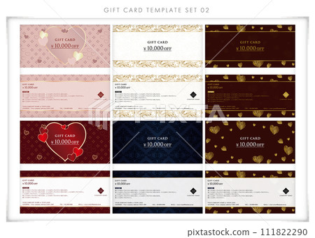 Gift card set 02 111822290