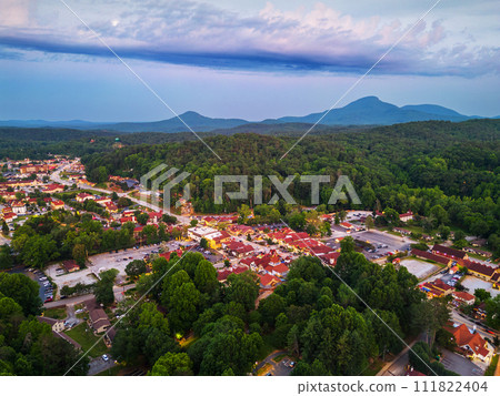 Helen, Georgia, USA Downtown at Night Helen, Georgia, USA Downtown at Night 111822404