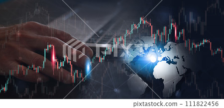 finance business market trading banner finance business market trading banner 111822456