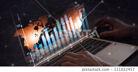 Finance Diagram Market Banner Finance Diagram Market Banner 111822457