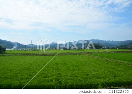 從長崎本線佐賀站到唐津線多久站的車窗眺望 111822865