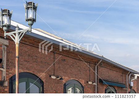 Kobe Brick Warehouse exterior with a retro atmosphere 111823357