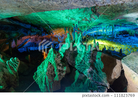 Nara Prefecture, Tenkawa Village, Menfudo Limestone Cave Nara Prefecture, Tenkawa Village, Menfudo Limestone Cave 111823769