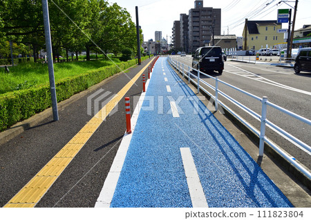 佐賀縣佐賀市中部人車分流人行道 佐賀縣佐賀市中部人車分流人行道 111823804