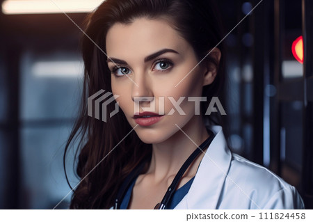 Confident Healthcare Professional Portrait 111824458