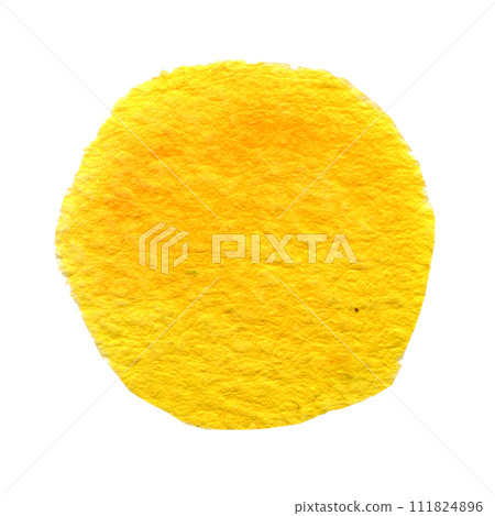 Orange watercolor circle isolated on white background. Fire round shape, watercolour stains. Orange red yellow circle Orange watercolor circle isolated on white background. Fire round shape, watercolour stains. Orange red yellow circle 111824896