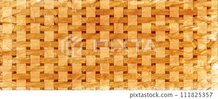 Bamboo texture and background. Seamless texture of the old, soiled paper 111825357