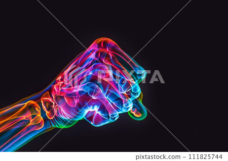 abstract fist 111825744