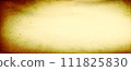 Yellow gold background texture, old distressed vintage grunge in faded white spotlight design in upper corner and gradient hot bright color abstract textured design from dark to light 111825830