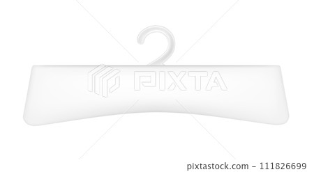 Realistic white paper packaging box with hanger Realistic white paper packaging box with hanger 111826699